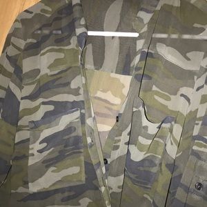Camo see through flannel